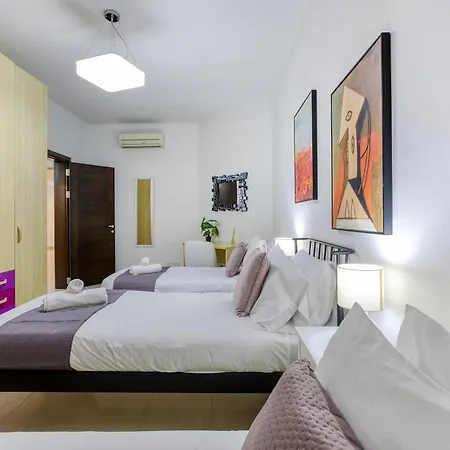 Apartman Designer, Luxurious 3br In Pender Gardens By 360 Estates San Ġiljan