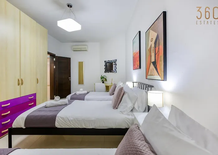 Appartement Designer, Luxurious 3br In Pender Gardens By 360 Estates San Ġiljan